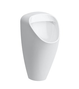 Pisoar Laufen CAPRINO PLUS, admisie din spate, Rimless, alb