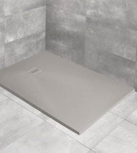 Cădita de duș slim Radaway Kyntos F 100x80x3cm, marmura cemento