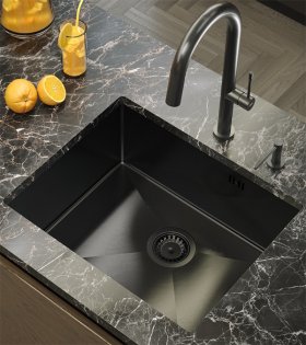 Кухонная мойка ANTHONY 60 SteelQ PVD графит