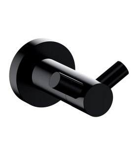 Крючок для ванной двойной Modern Project, черный матовый