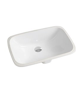 Lavoar sub blat NETTUNO 56x38cm, alb lucios