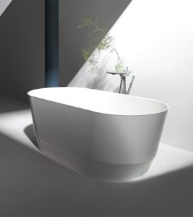 Отдельностоящая ванна из искусственного камня Laufen Pro 165х75см