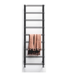 Полотенцесушитель водяной Antrax V8, 1016x500 мм, черный матовый