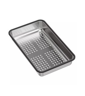 Colander pentru chiuveta Quadron Unique 38x23cm, inox periat