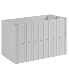 Dulap suspendat pentru baie Rodan LINEA 803×437 mm, alb mat