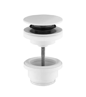 Донный клапан KLIK-KLAK CGS, белый
