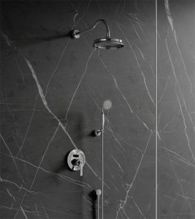 Sistema de duș cu termostat Omnires ARMANCE, crom