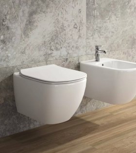 Vas WC suspendat Ideal Standard Tesi AquaBlade cu capac Soft Close