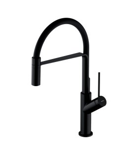 Baterie pentru bucătărie OMNIRES VITA, negru mat
