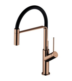 Смеситель для кухни OMNIRES VITA, медь/черный матовый