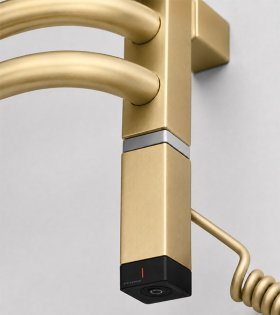 ONE-K Încălzitor electric 400W, 30x30mm, cu cablu spiral, brass