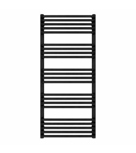 Полотенцесушитель водяной ALEX, 1140x500, чёрный матовый