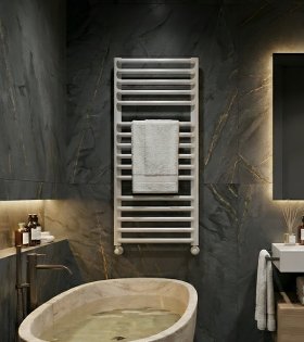 Uscator pentru prosoape Terma ALINA, 910х440mm, alb