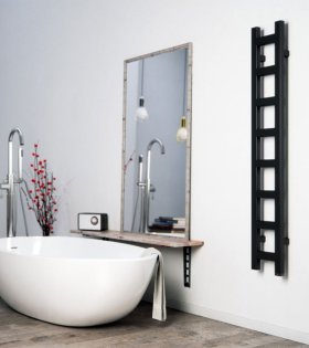 Полотенцесушитель водяной Terma EASY, 1280x200, Heban
