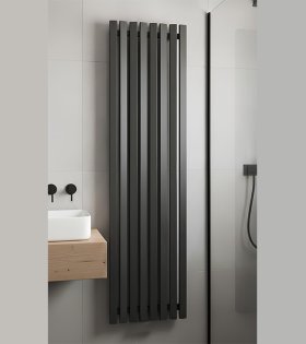 Радиатор водяной Terma EDIT, 1600x425 мм, Metallic Grey