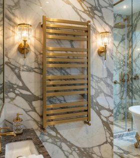 Uscator pentru prosoape Terma M01 960х500, Anodic gold