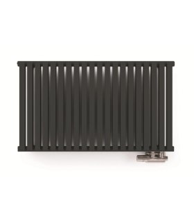 Radiator Terma NEMO, 530x1185 mm, Heban