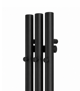 Radiator Terma ROLO HANGER, 1200x150 mm, negru mat