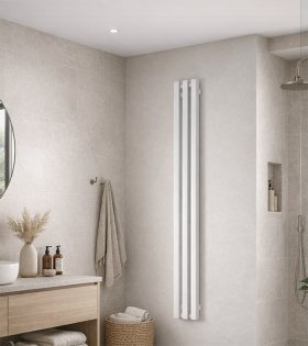Calorifer Terma Triga, 1500x130 mm, White Wall