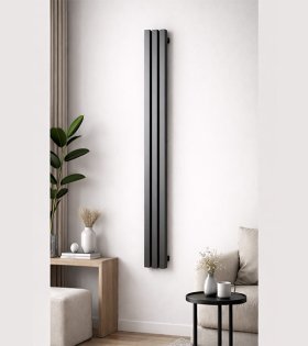 Calorifer Terma Triga, 1500x180 mm, Raw Metal