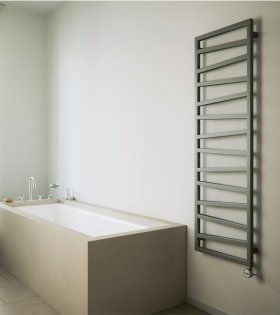 Uscator pentru prosoape Terma Zigzag, 1070x500, Heban