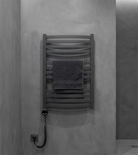 Полотенцесушитель электрический GAMA E, 710x500 мм, Metallic Grey