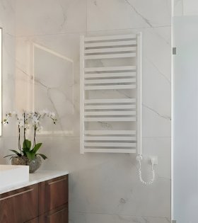 Uscator pentru prosoape electric M01 960х400mm, alb