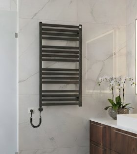 Uscator pentru prosoape electric M01 960х400mm, Metallic Black