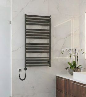 Полотенцесушитель электрический M01 960х400мм, Metallic Grey