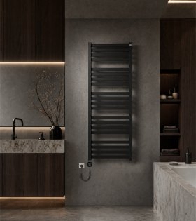 Полотенцесушитель электрический M01 1210х500мм, Metallic Black