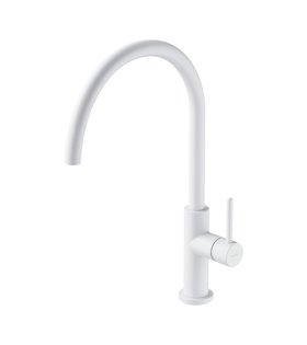 Baterie pentru bucătărie OMNIRES Y, alb mat