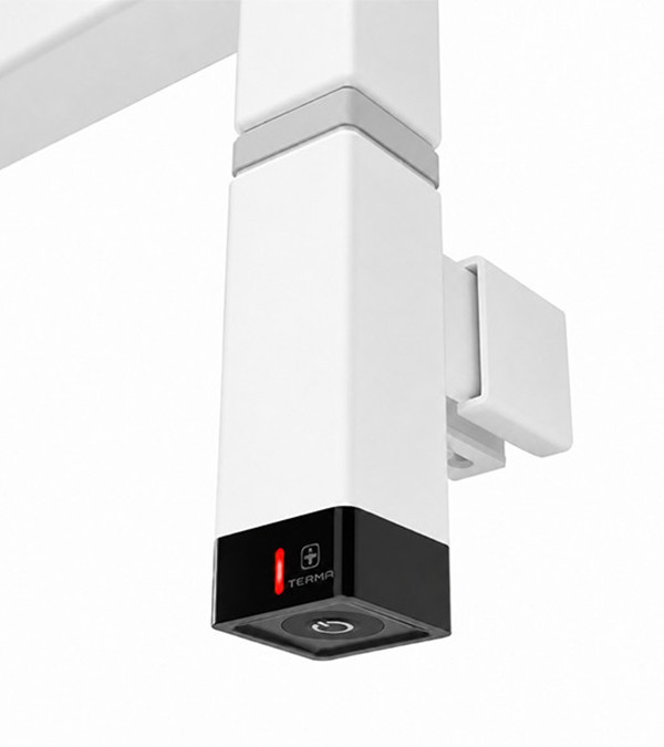 ONE-K Încălzitor electric 600W, 30x30mm, mont. asc., alb mat