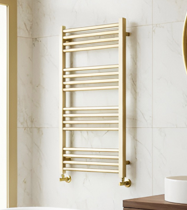 Uscator pentru prosoape Terma Fiona, 900x500, Brass