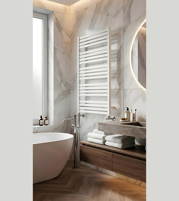 Полотенцесушитель водяной Terma M01, 1210х500мм, белый