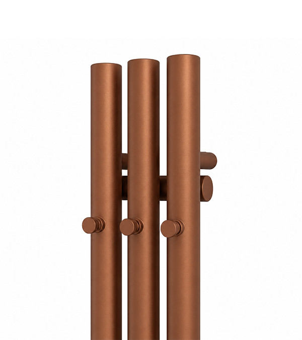 Radiator Terma ROLO HANGER, 1200x150 mm, Copper
