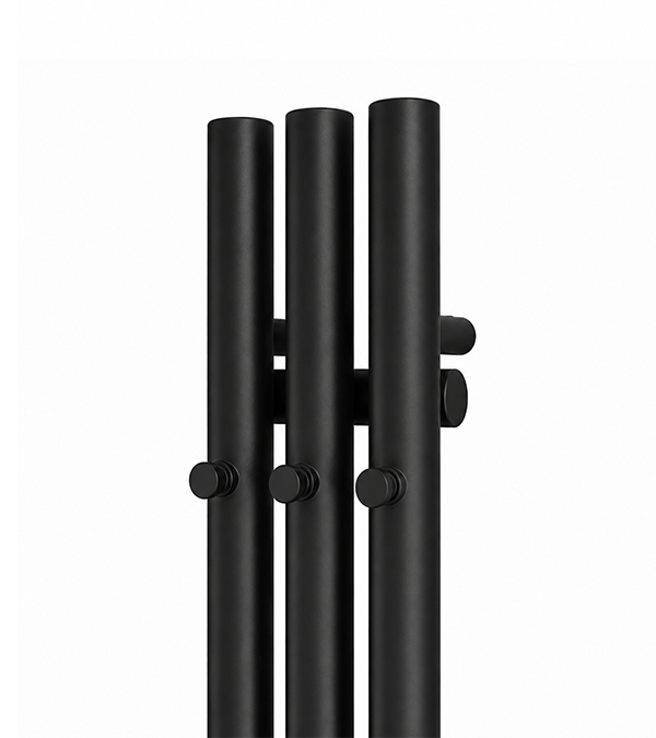 Радиатор Terma ROLO HANGER, 1200x150 мм, черный матовый