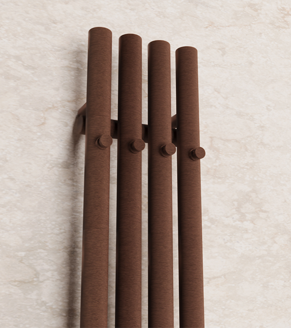 Radiator Terma ROLO HANGER, 1200x205 mm, Copper