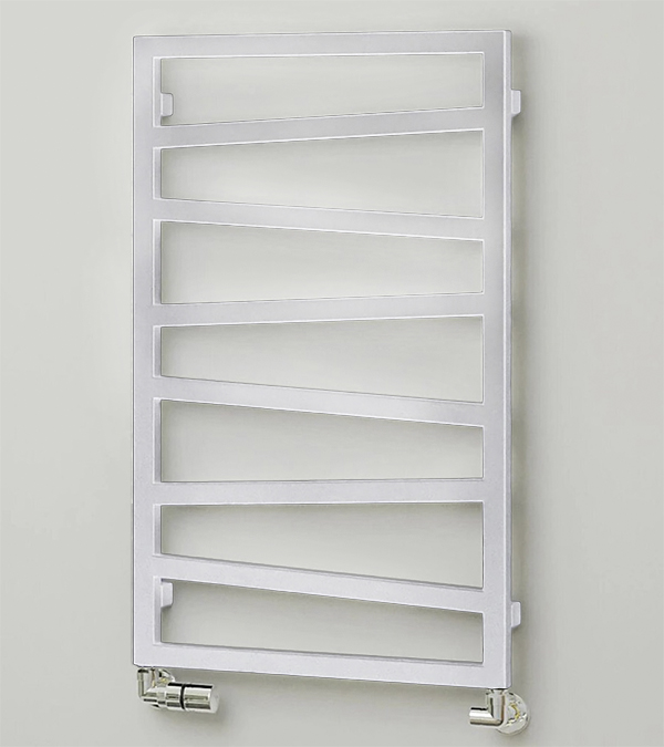 Uscator pentru prosoape Zigzag, 835x500, alb mat