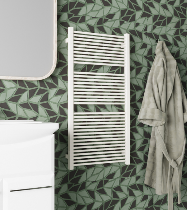 Uscator pentru prosoape electric MIKE, 1035x530 mm, Blush