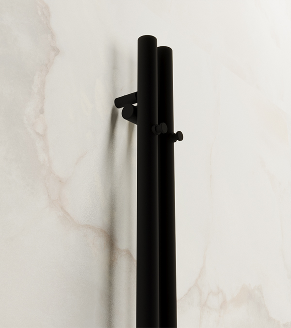 Радиатор электрический ROLO HANGER E, 1200x95 мм, черный