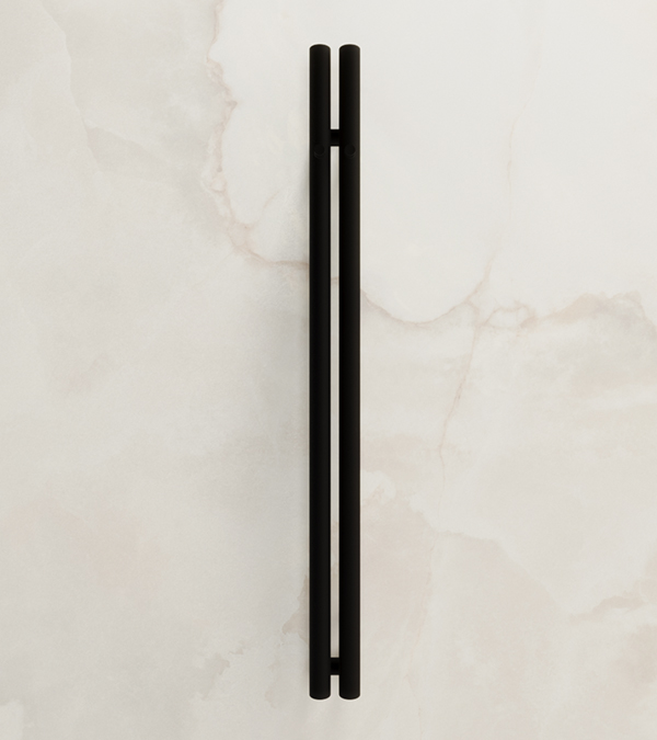 Радиатор электрический ROLO HANGER E, 1200x95 мм, черный