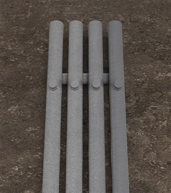 Радиатор электрический ROLO HANGER E, 1200x205 мм, Inox