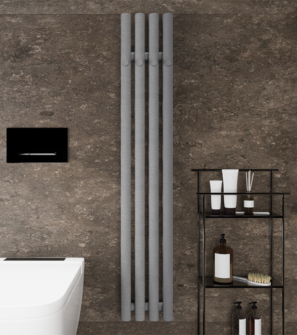 Радиатор электрический ROLO HANGER E, 1200x205 мм, Inox